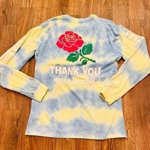 Mens Chinatown Market Tie Dye LS Size M